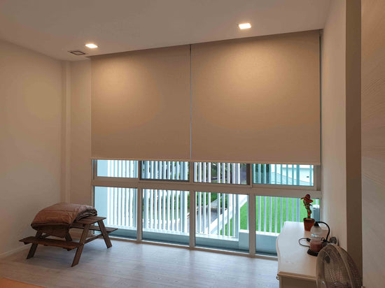 ม่านไฟฟ้าภายใน motorized blinds มอเตอร์ heicko แบรนด์เยอรมัน